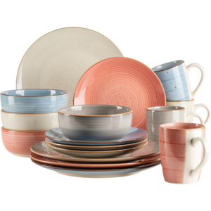 In/Out Valmera Geschirrset 16-teilig, 4 farbig assortiert In/Out Valmera Geschirrset 16-teilig, 4 farbig assortiert