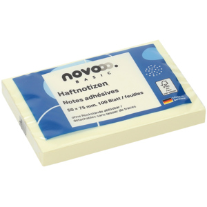 Novooo Post-it 50 x75mm gelb, 100 Blatt Novooo Post-it 50 x75mm gelb, 100 Blatt