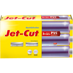 In/Out Jet-Cut Frischhaltefolie Trio, PVC Refill, 3 x 45 cm x 500 m In/Out Jet-Cut Frischhaltefolie Trio, PVC Refill, 3 x 45 cm x 500 m