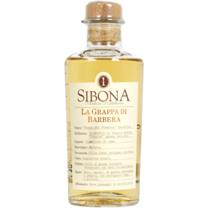 Sibona Grappa di Barbera 40%, 50 cl