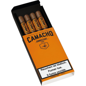 Camacho Connecticut Toro ND Cello, Etui zu 4 Zigarren