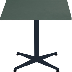 HKP Tisch, tannengrün, 80 x 80 cm, untergestell schwarz HKP Tisch, tannengrün, 80 x 80 cm, untergestell schwarz