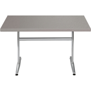 HKP Tisch, grau, 120 x 80 cm, galvanisch