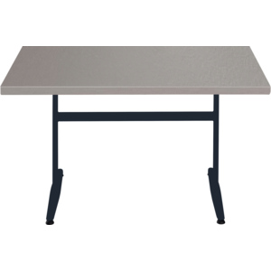 HKP Tisch, grau, 120 x 80 cm, untergestell schwarz HKP Tisch, grau, 120 x 80 cm, untergestell schwarz
