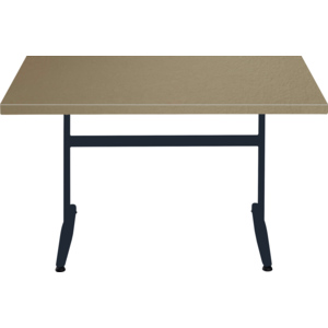 HKP Tisch, beige, 120 x 80 cm, untergestell schwarz HKP Tisch, beige, 120 x 80 cm, untergestell schwarz