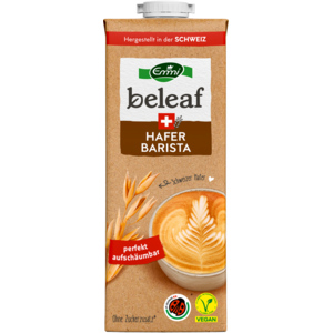 Beleaf Haferdrink IP-Suisse, Barista, UHT, 12 x 1 l Beleaf Haferdrink IP-Suisse, Barista, UHT, 12 x 1 l