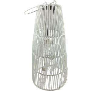 Lampe Solar, aus Metall, weiss, 23,5 x 47 cm Lampe Solar, aus Metall, weiss, 23,5 x 47 cm