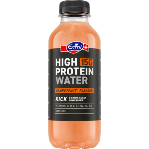 Emmi High Protein Water Kick, Grapefruit (2 x 6) 50 cl Emmi High Protein Water Kick, Grapefruit (2 x 6) 50 cl