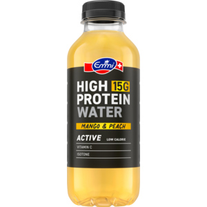 Emmi High Protein Water Active, Mango & Peach (2 x 6) 50 cl PET