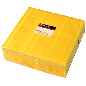 Quality Servietten Airlaid Soul, 40 x 40 cm, gelb, 50 St Quality Servietten Airlaid Soul, 40 x 40 cm, gelb, 50 St