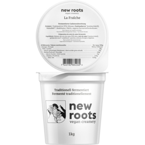 New Roots La Fraiche, Crème fraîche vegan, 1 kg New Roots La Fraiche, Crème fraîche vegan, 1 kg