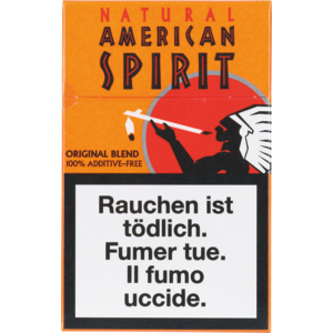 Natural American Spirit orange Box