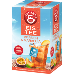 Teekanne CS Pfirsich-Maracuja, Schachtel zu 18 x 2,5 g