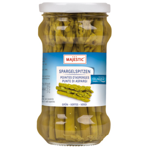 Majestic Spargelspitzen grün, 3 x 180 g Majestic Spargelspitzen grün, 3 x 180 g