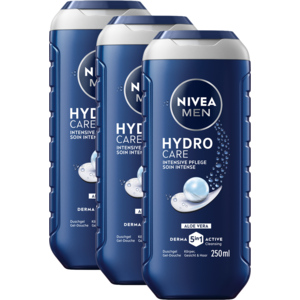 Nivea Dusch Men Care, 3 x 250 ml