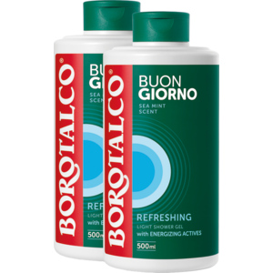 Borotalco Buongiorno Refreshing Dusch, 2 x 500ml Borotalco Buongiorno Refreshing Dusch, 2 x 500ml