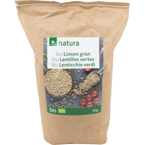 Natura Bio Linsen grün, 5 kg