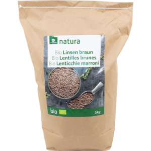 Natura Bio Linsen braun, 5 kg Natura Bio Linsen braun, 5 kg