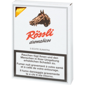 Rössli Aromatico Sumatra, Pack zu 5 Etui x 5 Stück
