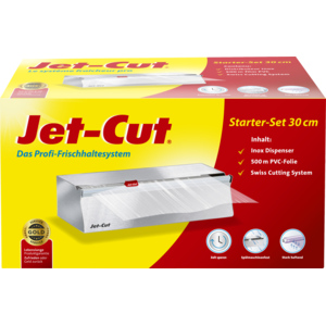 Jet-Cut Dispenser Inox PVC Folie 30 cm x 500 m