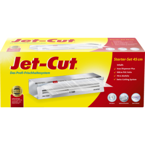 In/Out Jet-Cut Inox Dispenser Plus 45 cm inkl. 500 m Jet-Cut + 70 m Alustar In/Out Jet-Cut Inox Dispenser Plus 45 cm inkl. 500 m Jet-Cut + 70 m Alustar