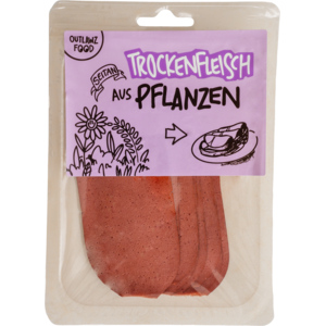 Outlawz Trockenfleisch, vegan, tiefgekühlt, 60 g Outlawz Trockenfleisch, vegan, tiefgekühlt, 60 g
