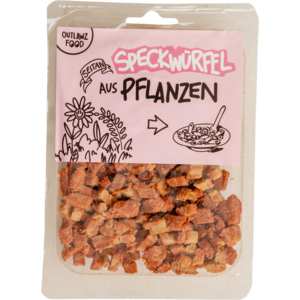 Outlawz Speckwürfel, vegan, tiefgekühlt, 110 g Outlawz Speckwürfel, vegan, tiefgekühlt, 110 g