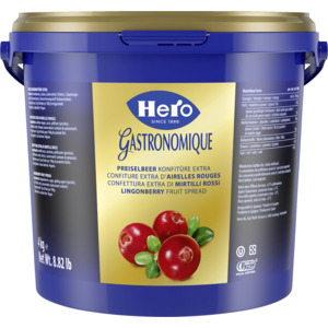 Hero Konfitüre Preiselbeeren Extra, 4 kg Hero Konfitüre Preiselbeeren Extra, 4 kg