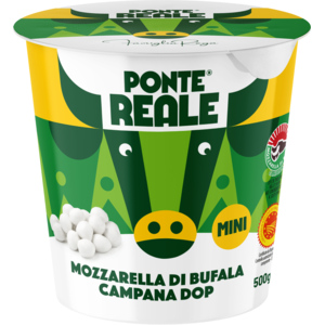 Ponte Reale Mozzarella di bufala mini, 20 x 25 g Ponte Reale Mozzarella di bufala mini, 20 x 25 g