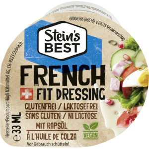 Stein's Best French Fit Dressing, 100 x 33 ml Stein's Best French Fit Dressing, 100 x 33 ml