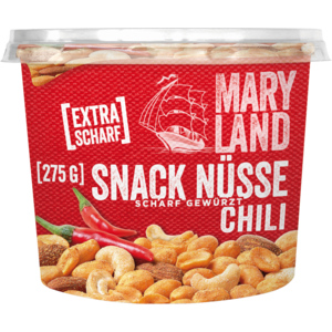 Maryland Snack Nüsse Chili, 6 x 275 g Maryland Snack Nüsse Chili, 6 x 275 g