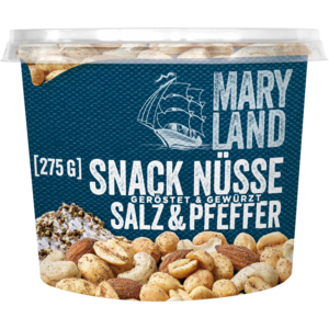 Maryland Snack Nüsse Salz & Pfeffer, 275 g