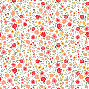 Atelier Servietten Liberty rot 33 x 33 cm Pack zu 20 Stück