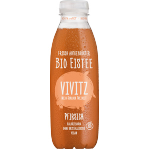 Vivitz Bio-Eistee Pfirsich PET 4 x 6 x 50 cl
