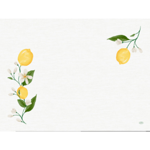 Duni Tischset Lemon Fiesta, 30 x 40 cm, 250 St