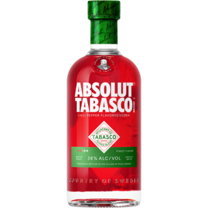 Absolut Vodka Tabasco 38% 70cl