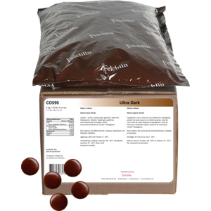 Ultra Noir Glasurmasse Dunkel Rondo, 2 kg
