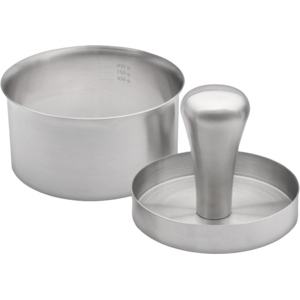 WEIS Hamburgerpresse, 2-teilig, Edelstahl satiniert, Ø 12 cm WEIS Hamburgerpresse, 2-teilig, Edelstahl satiniert, Ø 12 cm