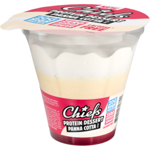 Chiefs Protein Dessert Panna Cotta, senza lattosio, 12 x 200 g