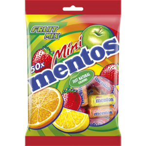 Mentos Mini Fruit Bags, 525 g Mentos Mini Fruit Bags, 525 g