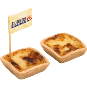 Hug Chäs Chüechli mit Gruyère, tiefgekühlt, 63 x 24 g Hug Chäs Chüechli mit Gruyère, tiefgekühlt, 63 x 24 g