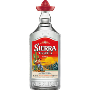 Sierra Tequila Blanco 35% Vol., Flasche zu 100 cl Sierra Tequila Blanco 35% Vol., Flasche zu 100 cl