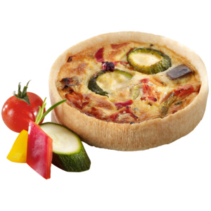 Hug Mini-Wähe Ratatouille, tiefgekühlt, 18 x 200 g Hug Mini-Wähe Ratatouille, tiefgekühlt, 18 x 200 g
