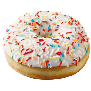 Margo Party Sprinkle Donut, tiefgekühlt, 4 x 12 x 55 g Margo Party Sprinkle Donut, tiefgekühlt, 4 x 12 x 55 g