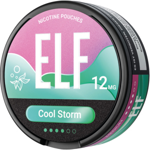 5 x ELF Nicotine Pouches Cool Storm, 20mg 5 x ELF Nicotine Pouches Cool Storm, 20mg