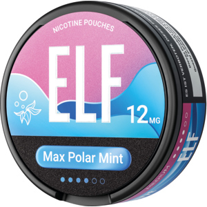 5 x ELF Nicotine Pouches Max Polar Mint, 20mg 5 x ELF Nicotine Pouches Max Polar Mint, 20mg