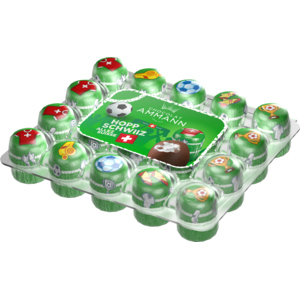 Ammann Mini King, Schokokuss Fussball, 20 Stück Ammann Mini King, Schokokuss Fussball, 20 Stück
