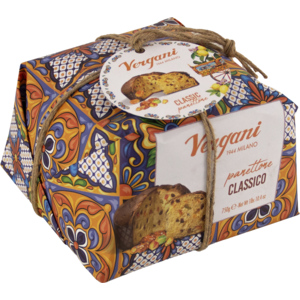 Vergani Sicily Line Panettone Classico, 750 g Vergani Sicily Line Panettone Classico, 750 g