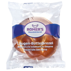 Romer's Laugen Butterbrezel, einzeln verpackt, tiefgekühlt, 50 x 62 g Romer's Laugen Butterbrezel, einzeln verpackt, tiefgekühlt, 50 x 62 g