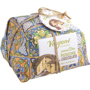 Vergani Sicily Line Panettone Pistazie + Schoko, 750 g